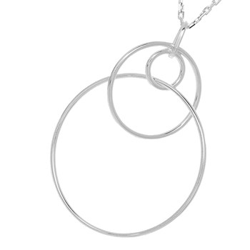 Damesketting - Zilver 925 - Lengte: 42 cm