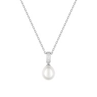 Collier Femme - Oxyde de zirconium - Argent 925 - Longueur : 42 cm