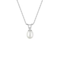 Collier Femme - perle - Argent 925 - Longueur : 42 cm