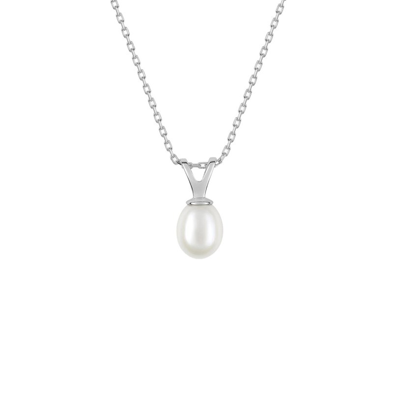 Collier Femme - perle - Argent 925 - Longueur : 42 cm