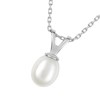 Collier Femme - perle - Argent 925 - Longueur : 42 cm - vue V2