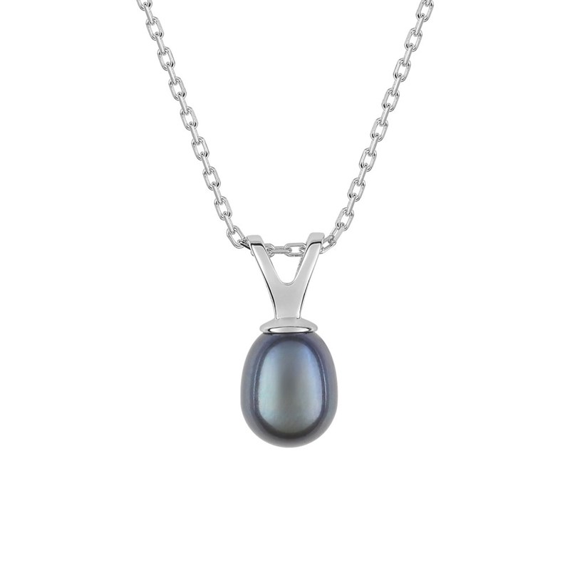 Collier Femme - perle - Argent 925 - Longueur : 42 cm