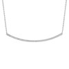 Collier Femme - Oxyde de zirconium - Argent 925 - Longueur : 42 cm - vue V1