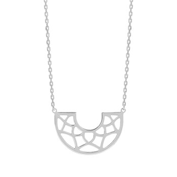 Damesketting - Zilver 925 - Lengte: 42 cm