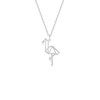 Collier Femme - Argent 925 - Longueur : 42 cm - Flamant Rose - vue V1