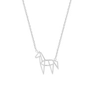 Collier Femme - Argent 925 - Longueur : 42 cm - Cheval