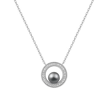 Women's necklace - Zirconium oxide - Silver 925 - Length: 42 cm