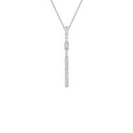 Collier Femme - Oxyde de zirconium - Argent 925 - Longueur : 42 cm