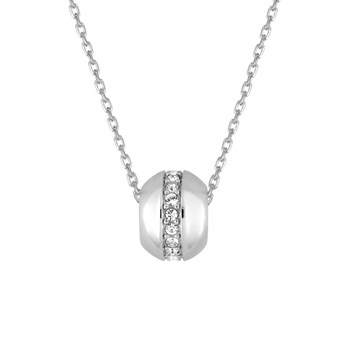 Women's necklace - Zirconium oxide - Silver 925 - Length: 42 cm