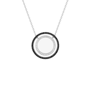 Women's necklace - Zirconium oxide - Silver 925 - Length: 42 cm