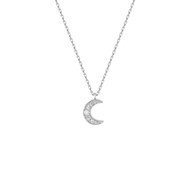 Collier Femme - Oxyde de zirconium - Argent 925 - Longueur : 42 cm