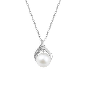 Women's necklace - Zirconium oxide - Silver 925 - Length: 42 cm
