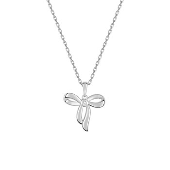 Women's necklace - Zirconium oxide - Silver 925 - Length: 42 cm