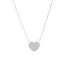 Collier coeur Femme - Argent 925 - Longueur : 42 cm - vue V1