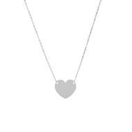 Collier coeur Femme - Argent 925 - Longueur : 42 cm