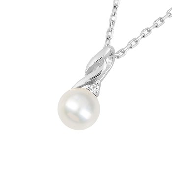 Vrouwenketting - Zirkoniumoxide - Zilver 925 - Lengte: 42 cm