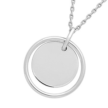 Damesketting - Zilver 925 - Lengte: 42 cm