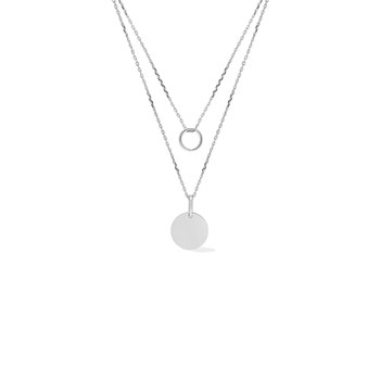 Damesketting - Zilver 925 - Lengte: 42 cm