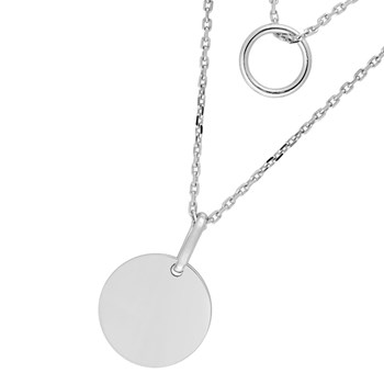 Damesketting - Zilver 925 - Lengte: 42 cm