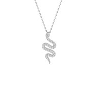 Collier Femme - Oxyde de zirconium - Argent 925 - Longueur : 42 cm