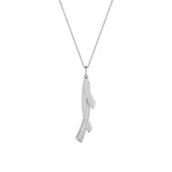 Collier Femme - Oxyde de zirconium - Argent 925 - Longueur : 42 cm