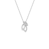 Collier Femme - Oxyde de zirconium - Argent 925 - Longueur : 42 cm