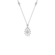 Collier Femme - Oxyde de zirconium - Argent 925 - Longueur : 42 cm