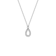 Collier Femme - Oxyde de zirconium - Argent 925 - Longueur : 42 cm