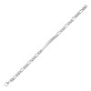 Gourmette Homme 18 cm  - Argent 925 - Largeur 4 mm - vue V1