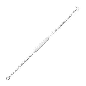 Gourmette Homme 18 cm - Argent 925 - Largeur 4 mm