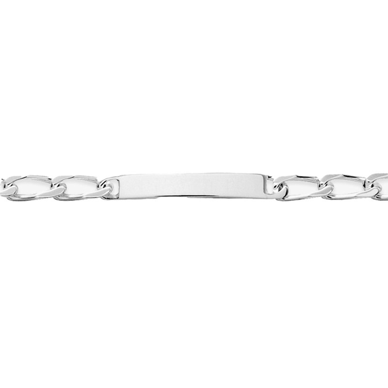 Gourmette Homme 19 cm - Argent 925 - Largeur 5 mm