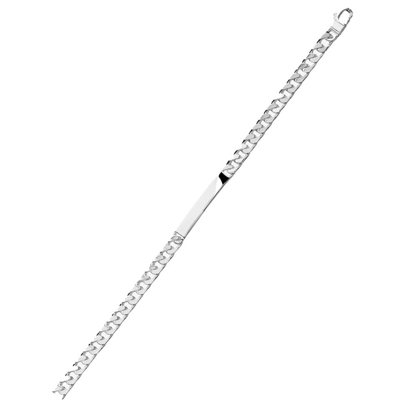 Gourmette Homme 18 cm - Argent 925 - Largeur 5 mm - vue 2