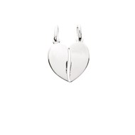 Pendentif Coeur sécable - Argent 925