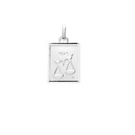 Pendentif mixte - Argent 925 - Signe Astrologique - Balance