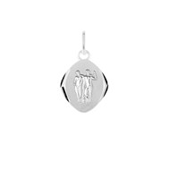 Pendentif mixte - Argent 925 - Signe Astrologique - Gémeaux