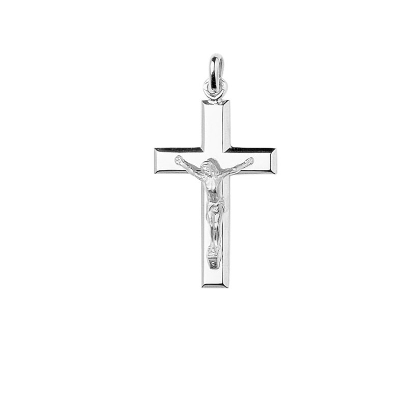 Pendentif - Argent 925 - Croix avec christ