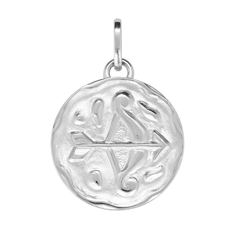 Pendentif mixte - Argent 925 - Signe Astrologique - Sagittaire