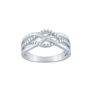 Bague femme - Oxyde de zirconium - Argent 925