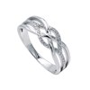 Bague femme - Oxyde de zirconium - Argent 925 - vue V2