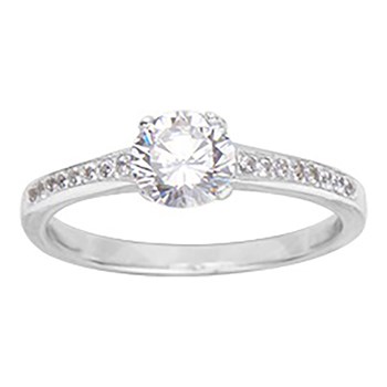 Bague femme - Oxyde de zirconium - Argent 925