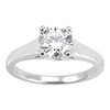 Bague femme - Oxyde de zirconium - Argent 925 - vue V1