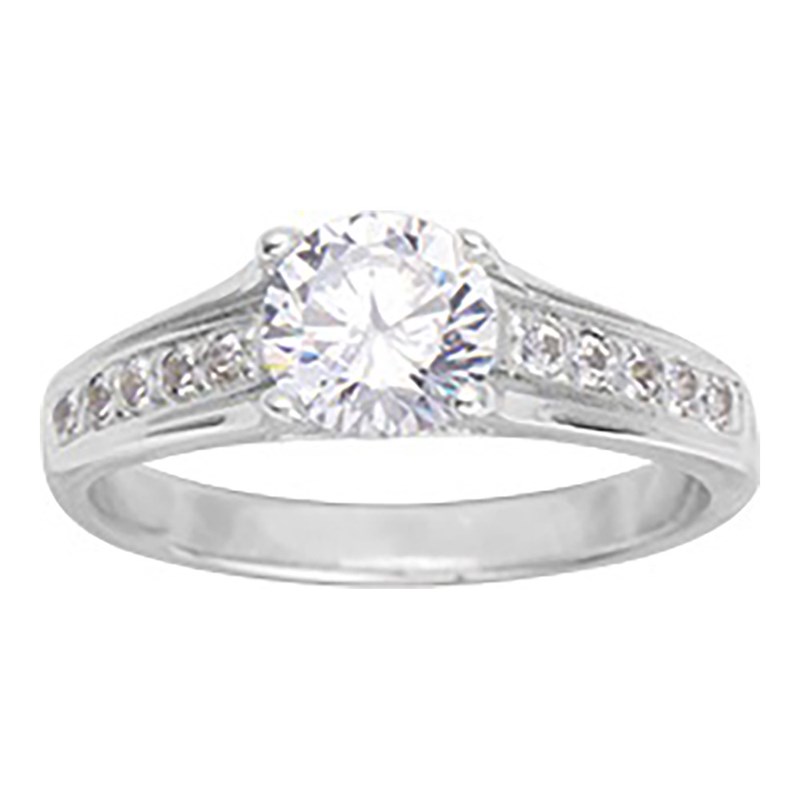 Bague femme - Oxyde de zirconium - Argent 925