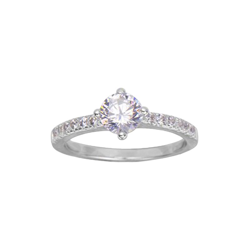 Bague femme - Oxyde de zirconium - Argent 925