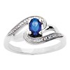 Bague femme - Oxyde de zirconium - Argent 925 - vue V1