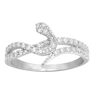 Bague femme - Oxyde de zirconium - Argent 925