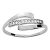 Bague femme - Oxyde de zirconium - Argent 925 - vue V1