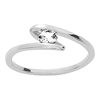 Bague femme - Oxyde de zirconium - Argent 925