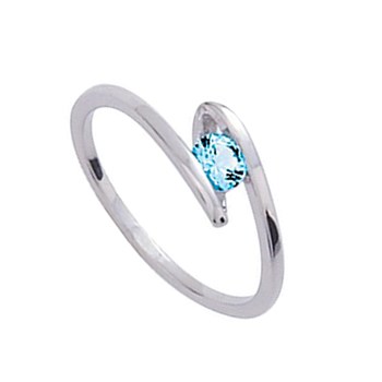 Bague femme - Oxyde de zirconium - Argent 925