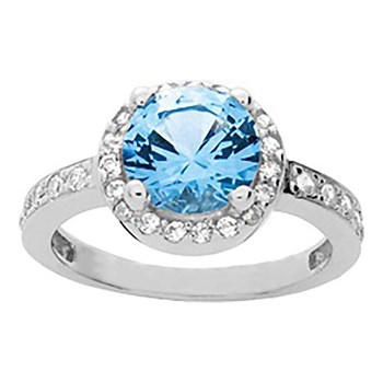 Bague femme - Oxyde de zirconium - Argent 925