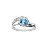 Bague femme - Oxyde de zirconium - Argent 925 - vue V1